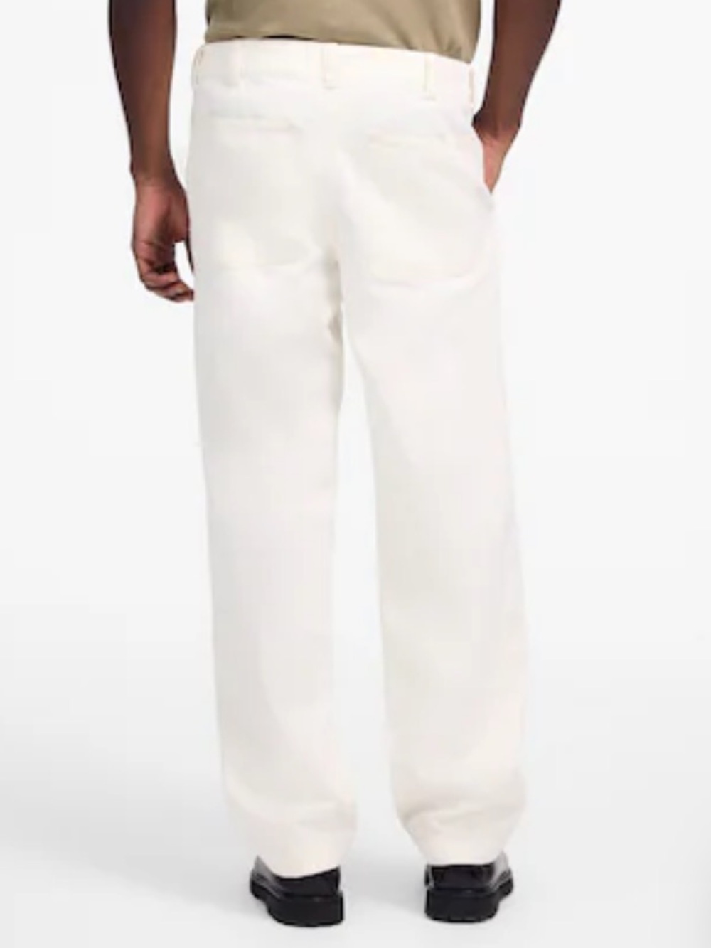 NEW MADEWELL Patch‎ Pocket Jeans in Summer Denim Relaxed Ecru Cream Wash Size 35 - Picture 3 of 8